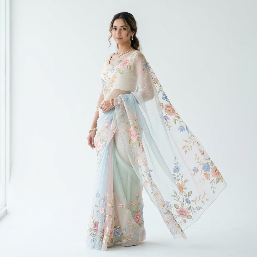 Organza Sarees