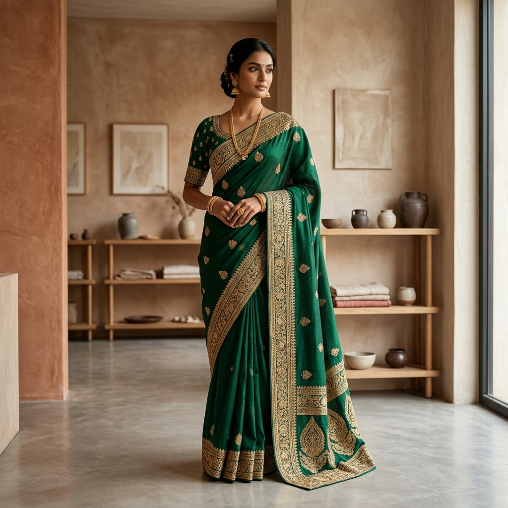 Fashion Saree Model